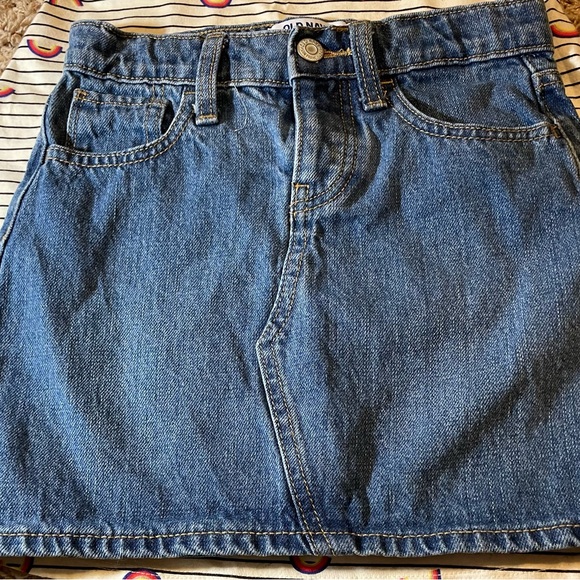 Wonder Nation Dress and Old Navy Denim skirt 2 Pieces Combined both are SZ 7 EUC - Picture 8 of 15
